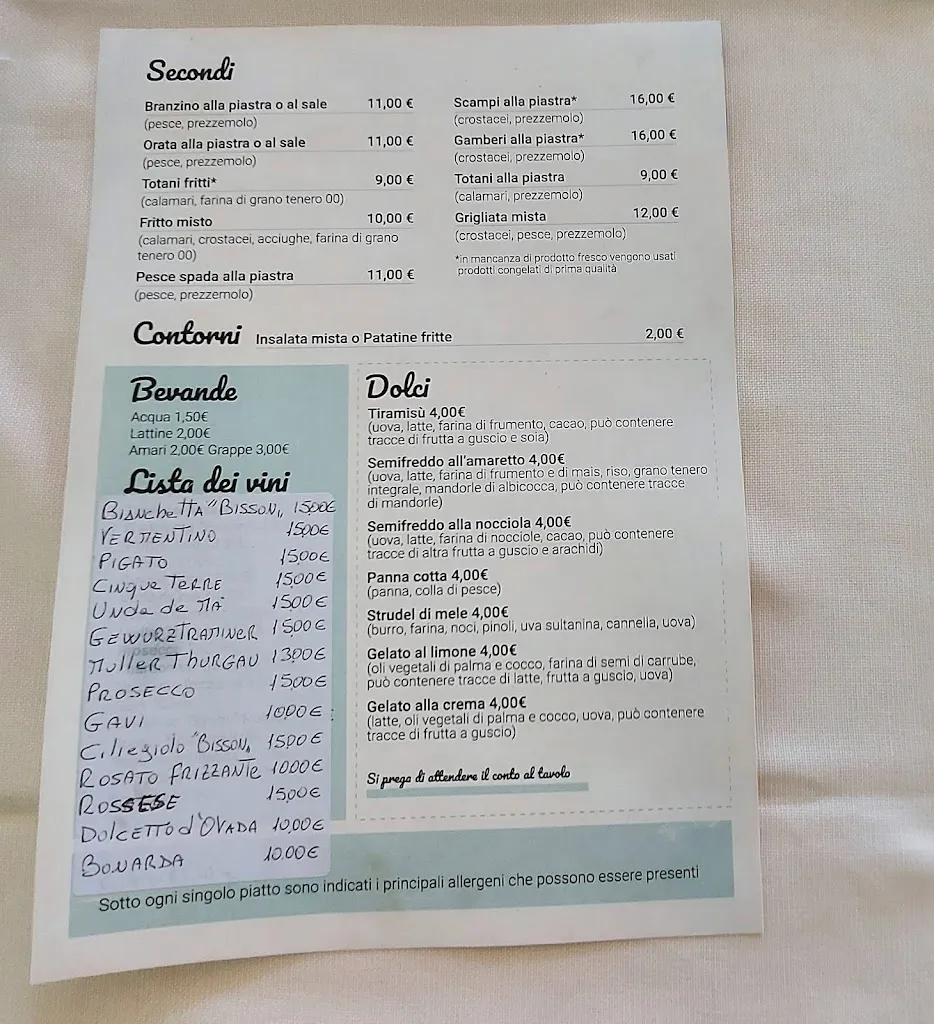 Menu_Trattoria Paradiso di Sessarego u Garbè_Bogliasco_image_1