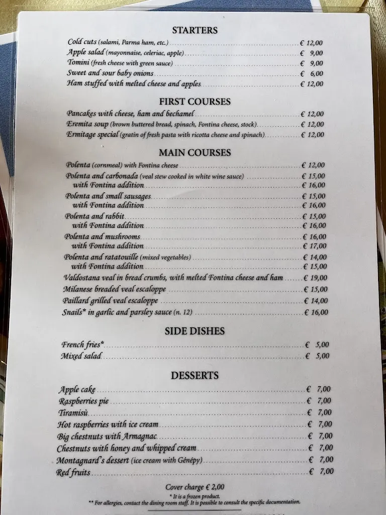 Menu_Ristorante Baita Ermitage_Courmayeur_image_1