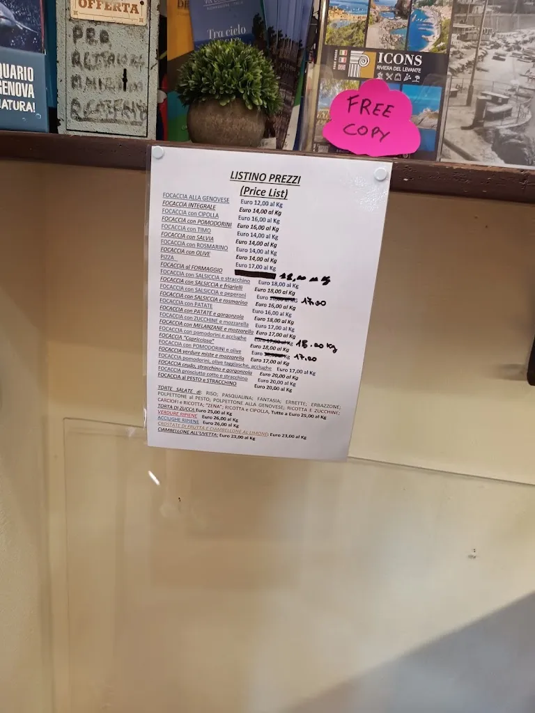 Menu_Focacceria Antica Liguria_Bonassola_immagine_1