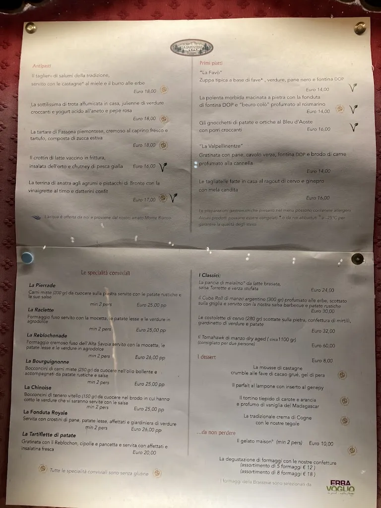 Menu_Brasserie La Sapinière_Courmayeur_image_4