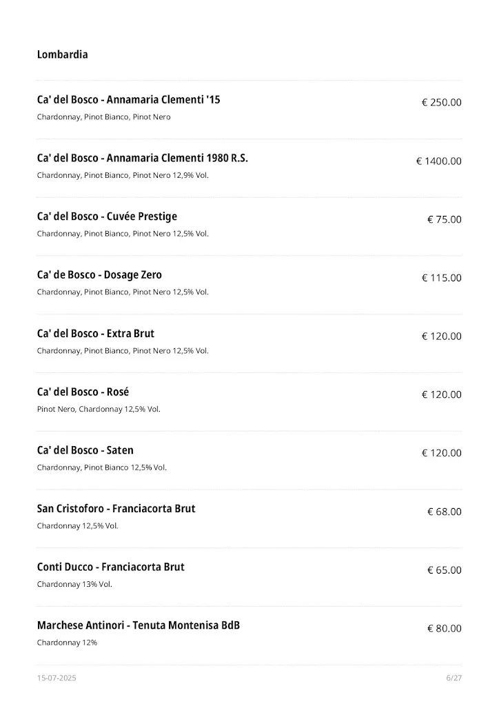 Menu_Altitude - Champagne & Gourmet Courmayeur_Courmayeur_image_1