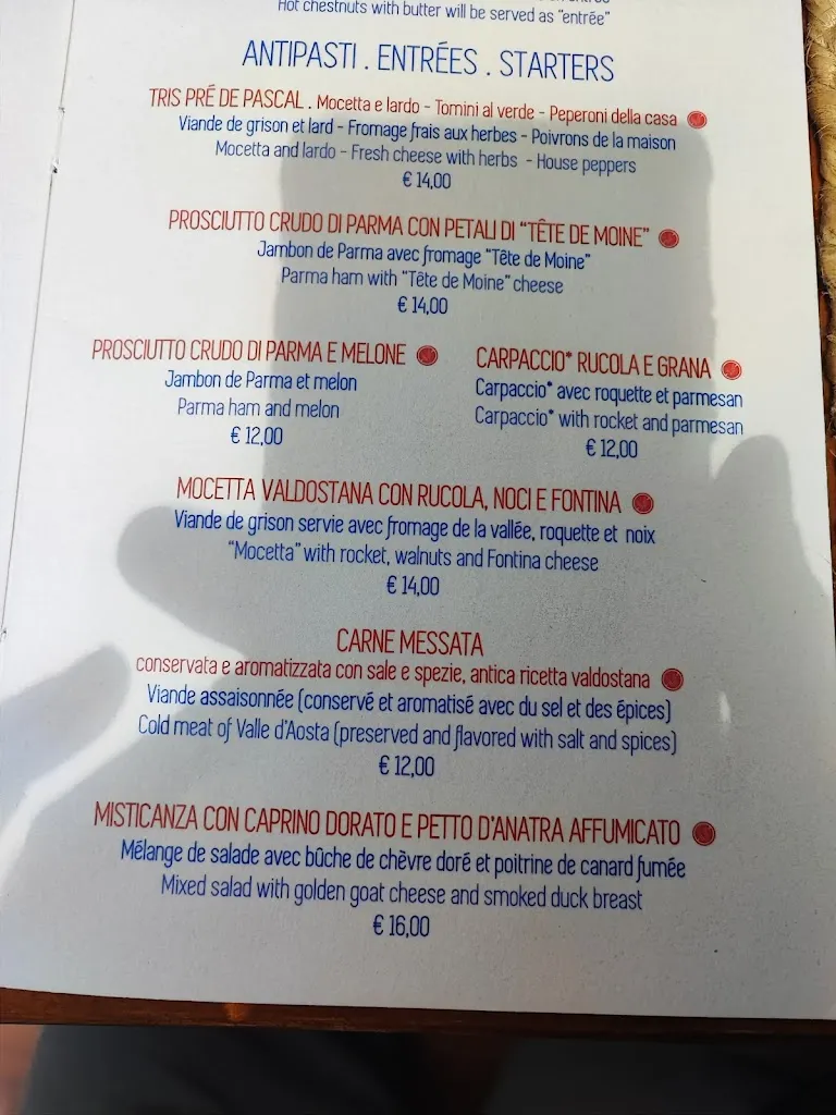 Menu_Ristorante Pre' De Pascal_Courmayeur_image_1