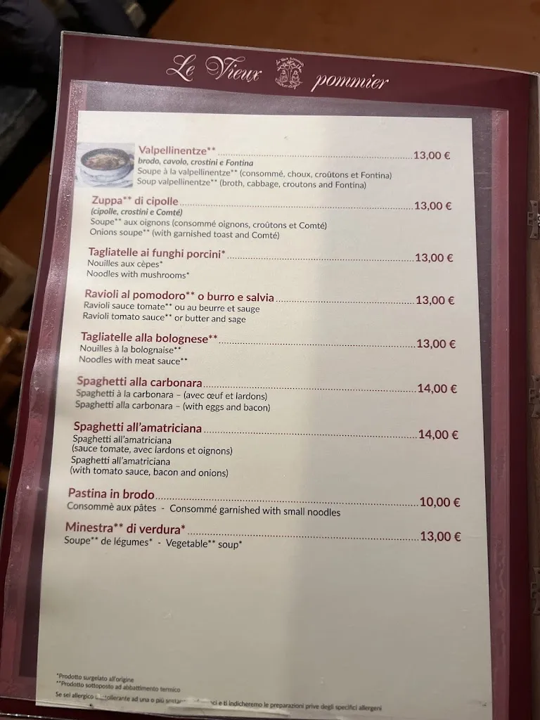 Menu_Le Vieux Pommier_Courmayeur_image_2