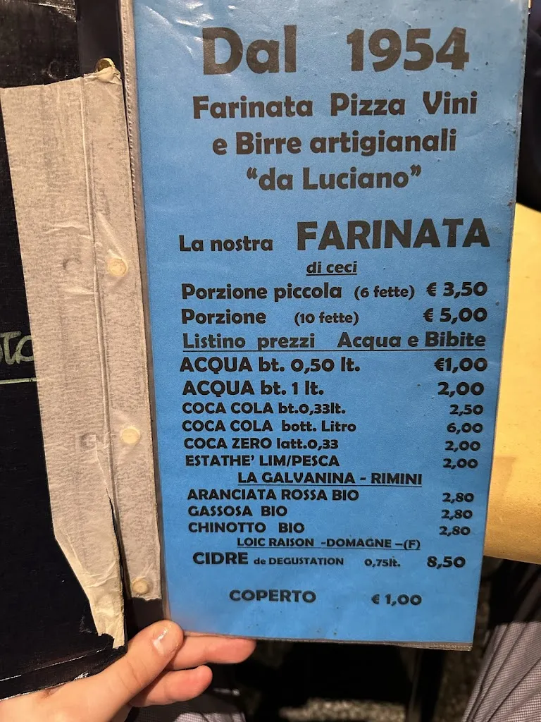 Menu_Farinata da Luciano_Cairo Montenotte_image_1