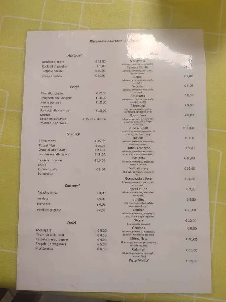 Menu_Pizzeria Il Drago_Cairo Montenotte_image_1