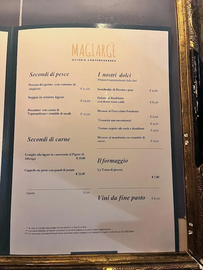 Menu_Magiargè - Osteria Contemporanea_Bordighera_image_1
