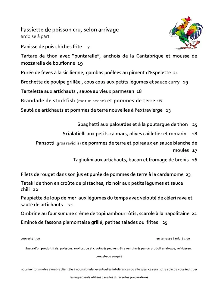 Menu_Amarea Ristorante Romolo Mare_Bordighera_image_2