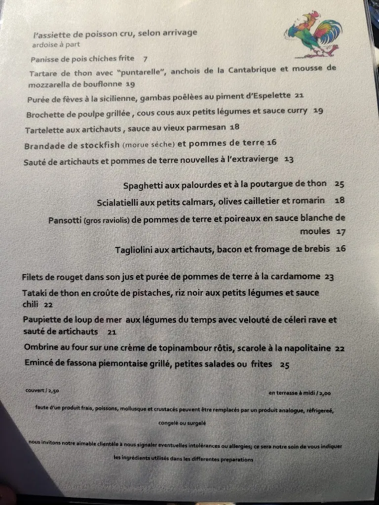 Menu_Amarea Ristorante Romolo Mare_Bordighera_image_4