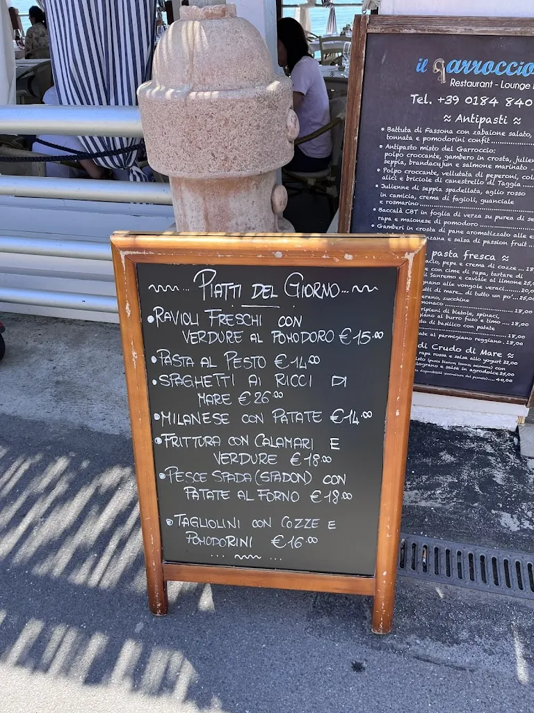 Menu_Il Garroccio Beach | Restaurant- Lounge Bar_Bordighera_image_3