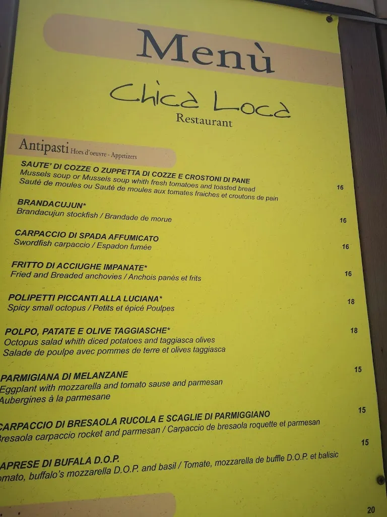 Menu_Chica Loca_Bordighera_image_1