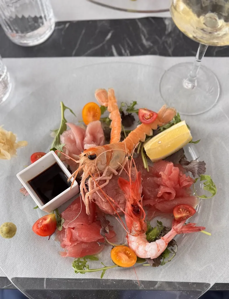 Paolo e Guido al Marina Beach restaurant in Bordighera