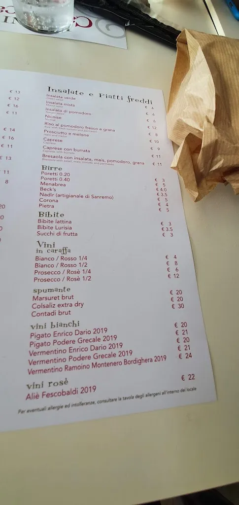 Menu_Bagni Caranca - Ristorante Caranca_Bordighera_immagine_4
