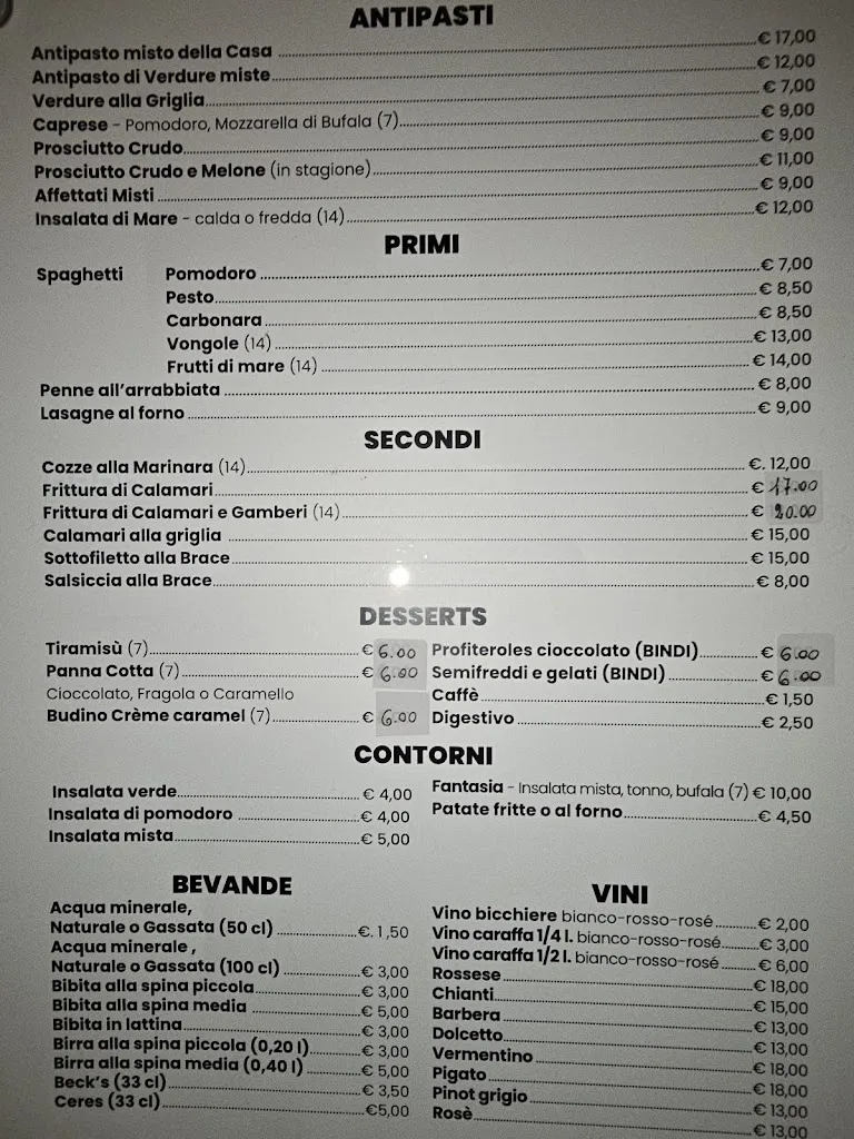Menu_Pizzeria Napoletana_Bordighera_image_1