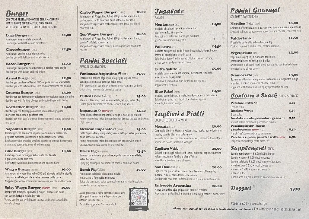 Menu_La Luge_Courmayeur_image_1