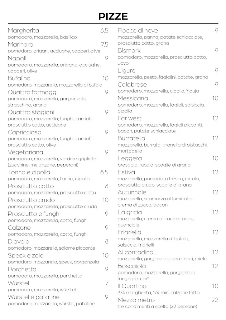 Menu_Il Quartino - pizza o panino_Bordighera_image_1