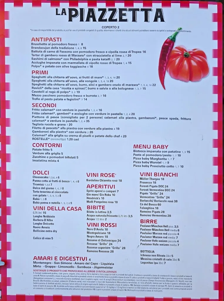 Menu_Ristorante Pizzeria La Piazzetta Nuova gestione_Bordighera_image_2