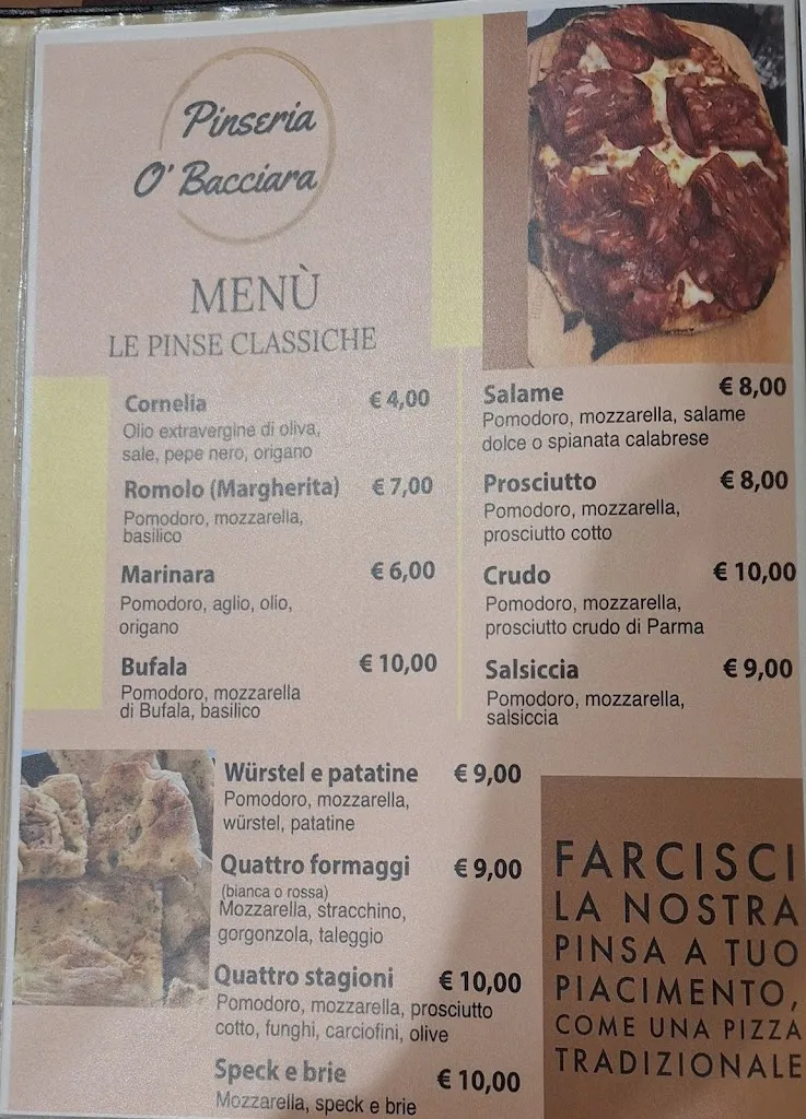 Menu_Bar Pinseria O' Bacciara Genova_Campomorone_image_2