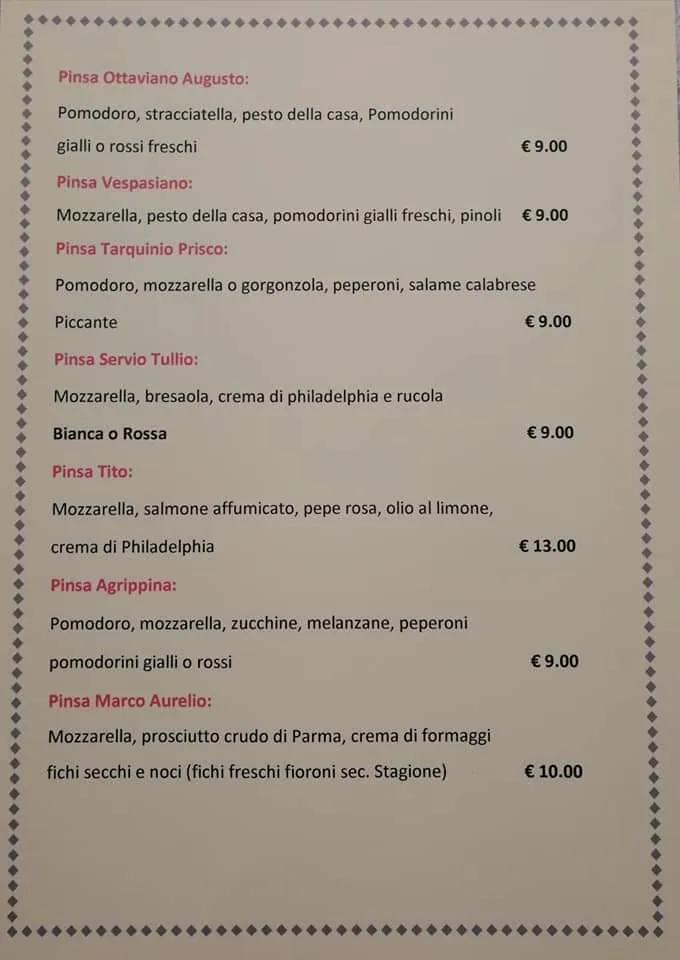 Menu_Bar Pinseria O' Bacciara Genova_Campomorone_image_4