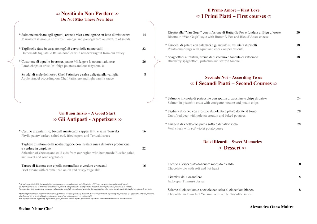 Menu_Locanda la Brenva - Hotel & Restaurant_Courmayeur_image_1