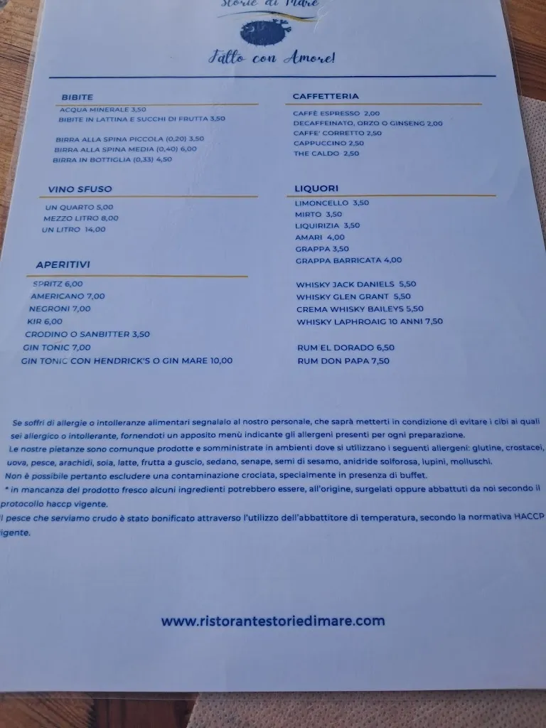 Menu_Ristorante Storie Di Mare_Camporosso_image_4