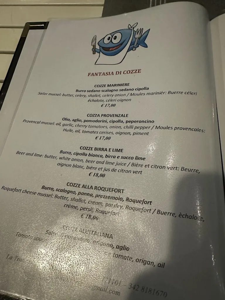 Menu_La Trattoria del Pesce_Camogli_image_4