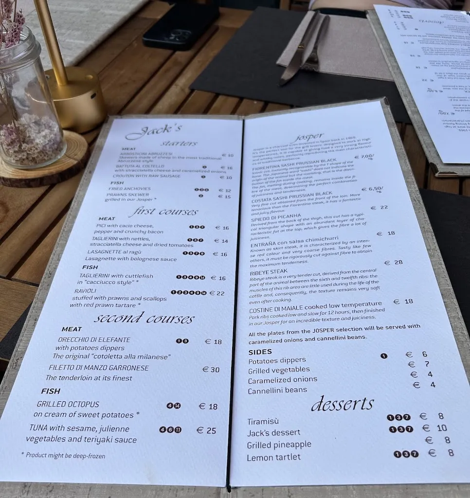 Menu_Jack's Braceria_Camogli_image_4