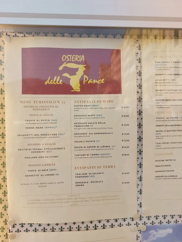 Menu_Osteria Delle 7 Pance_Camogli_image_3
