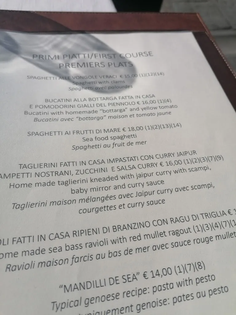 Menu_Primula bar and Boccondivino restaurant Camogli_Camogli_image_3