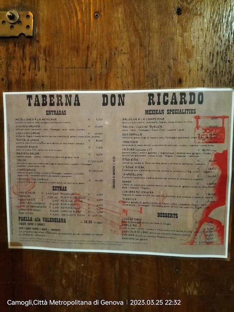 Menu_Taberna Don Ricardo_Camogli_immagine_2