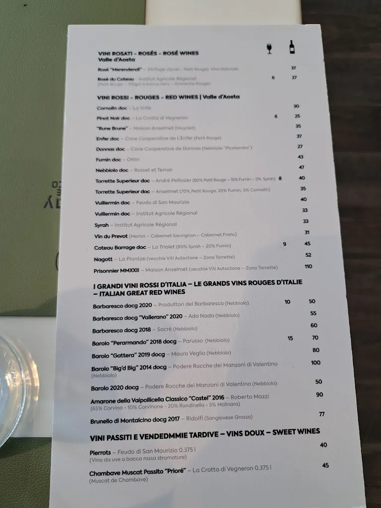 Menu_Kartell Bistrot Panoramic_Courmayeur_image_3