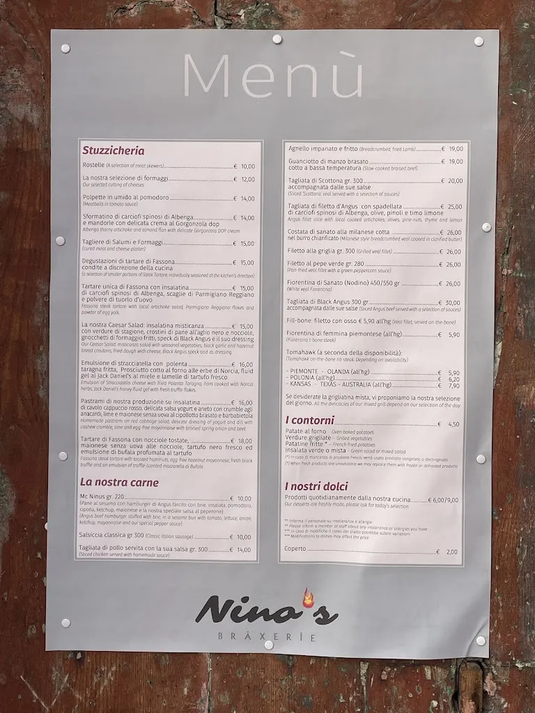 Menu_Nino's Braxerie_Campochiesa_image_2