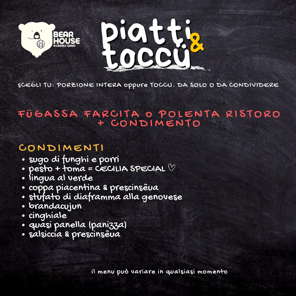 Menu_Bear House - A Cà dell'Orso_Campochiesa_image_2