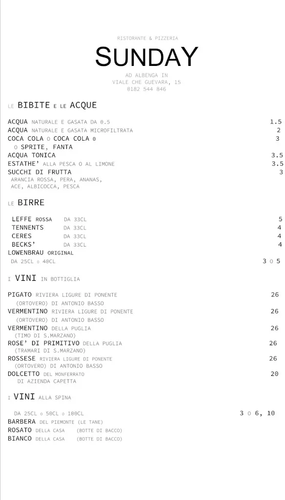 Menu_Ristorante Pizzeria Sunday_Campochiesa_image_3