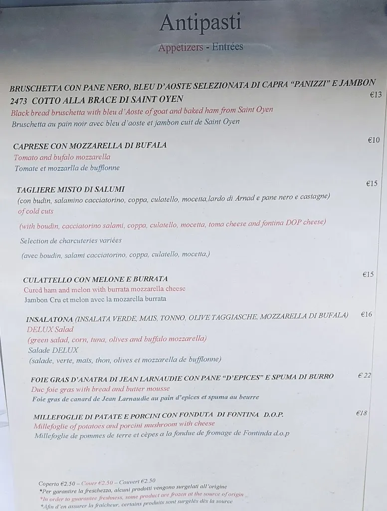 Menu_Ristorante pizzeria La Palud da Rocco e Francesco Courmayeur_Courmayeur_image_2