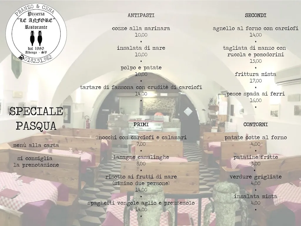 Menu_Le Anfore - Ristorante & pizzeria_Campochiesa_immagine_2