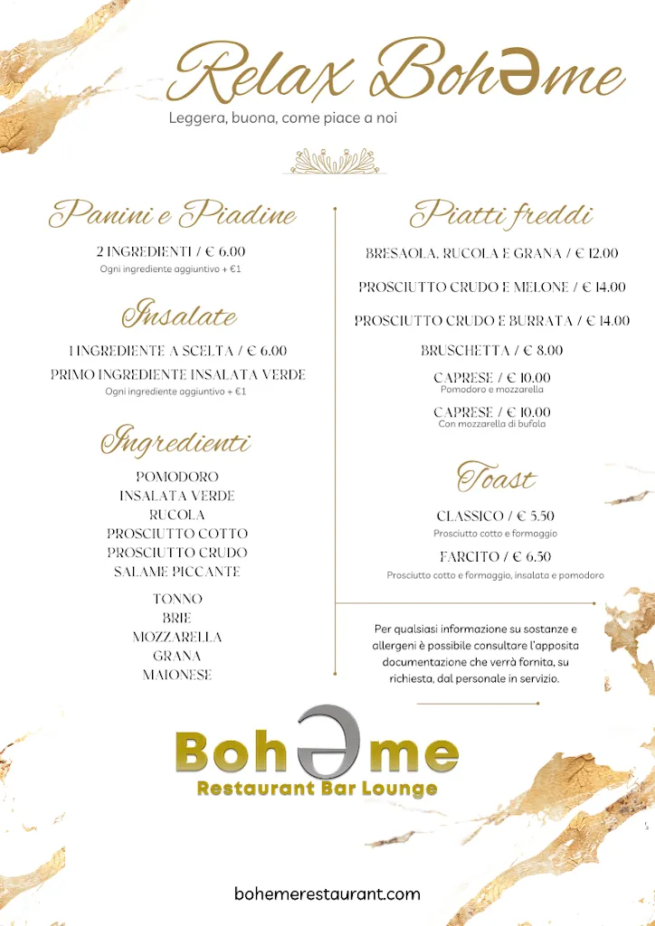 Menu_Boheme Restaurant Bar Lounge_Campochiesa_image_1