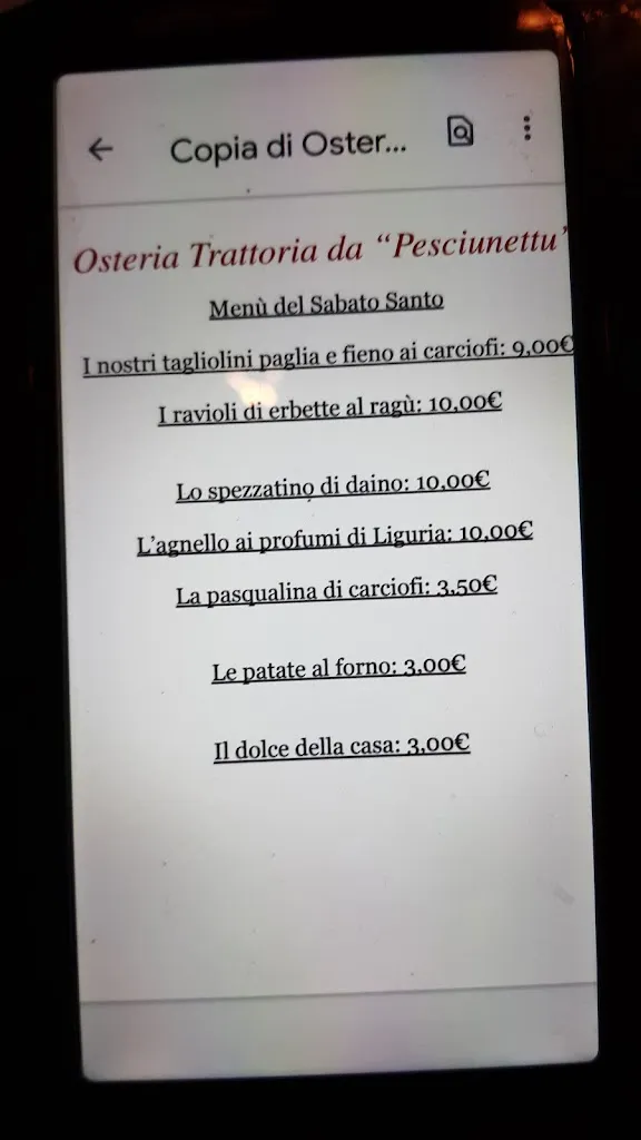 Menu_Osteria Trattoria da Pesciunettu_Campochiesa_image_4