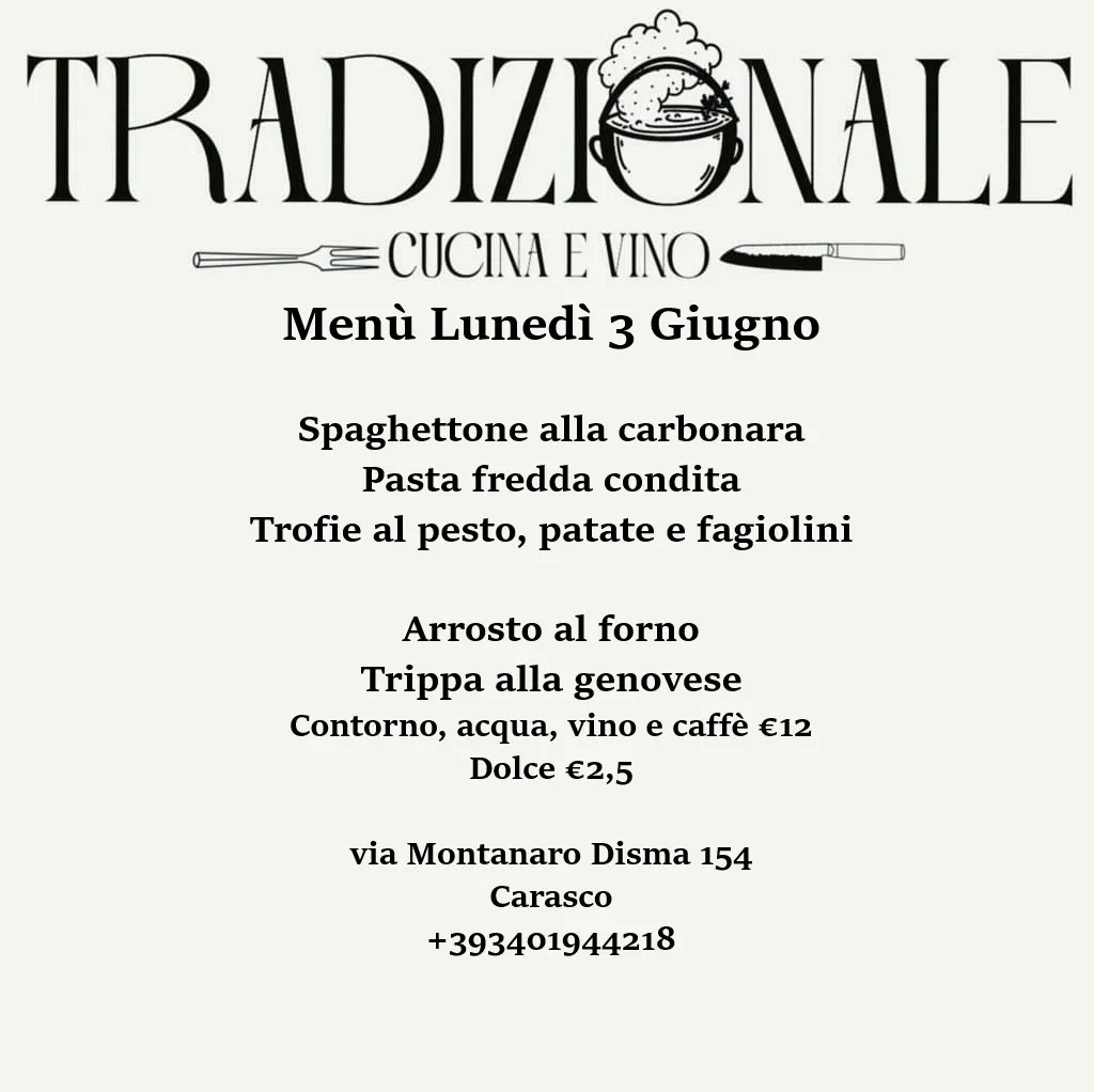 Menu_Tradizionale - Cucina e Vino_Carasco_imagen_1