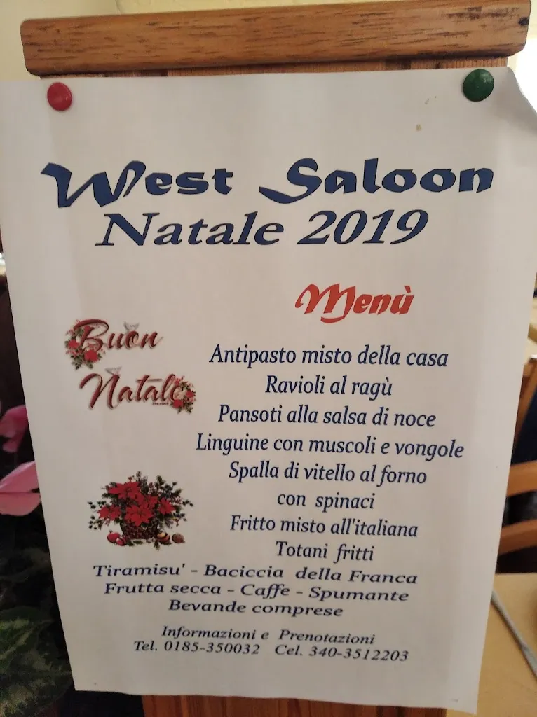 Menu_Ristorante West Saloon_Carasco_image_1