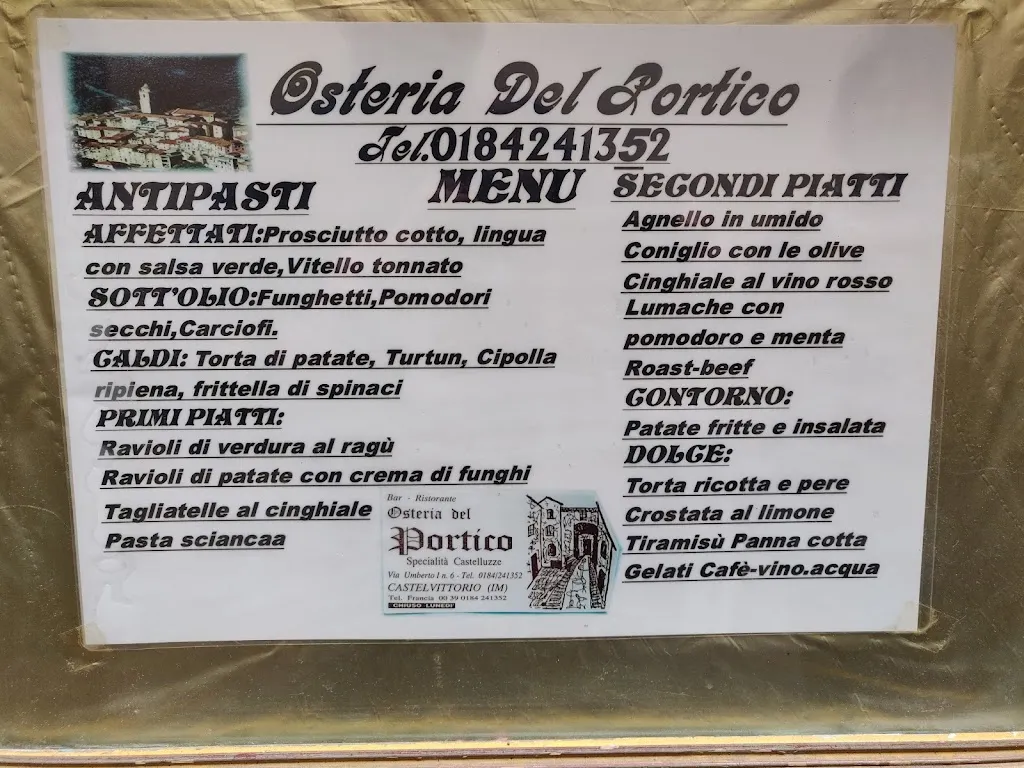 Menu_Osteria Del Portico_Castel Vittorio_immagine_2