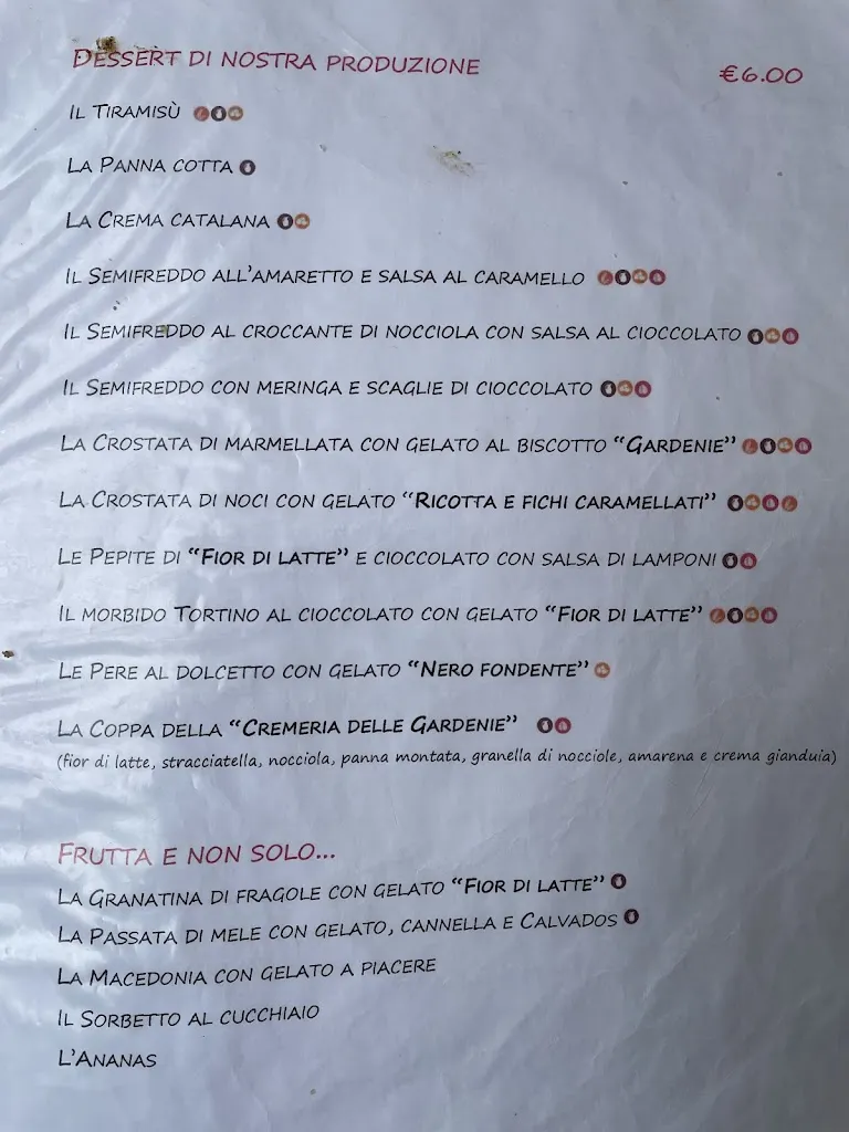 Menu_Le Gardenie - Pizzeria_Casarza Ligure_immagine_1