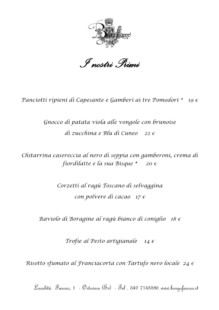 Menu_Relais Borgofasceo Ristorante & Camere_Casanova Lerrone_image_1