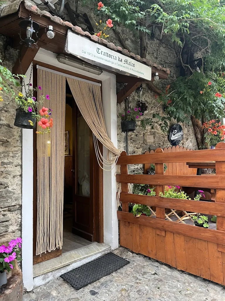 La Trattoria di Malco Claudio restaurant in Castelvecchio di Rocca Barbena