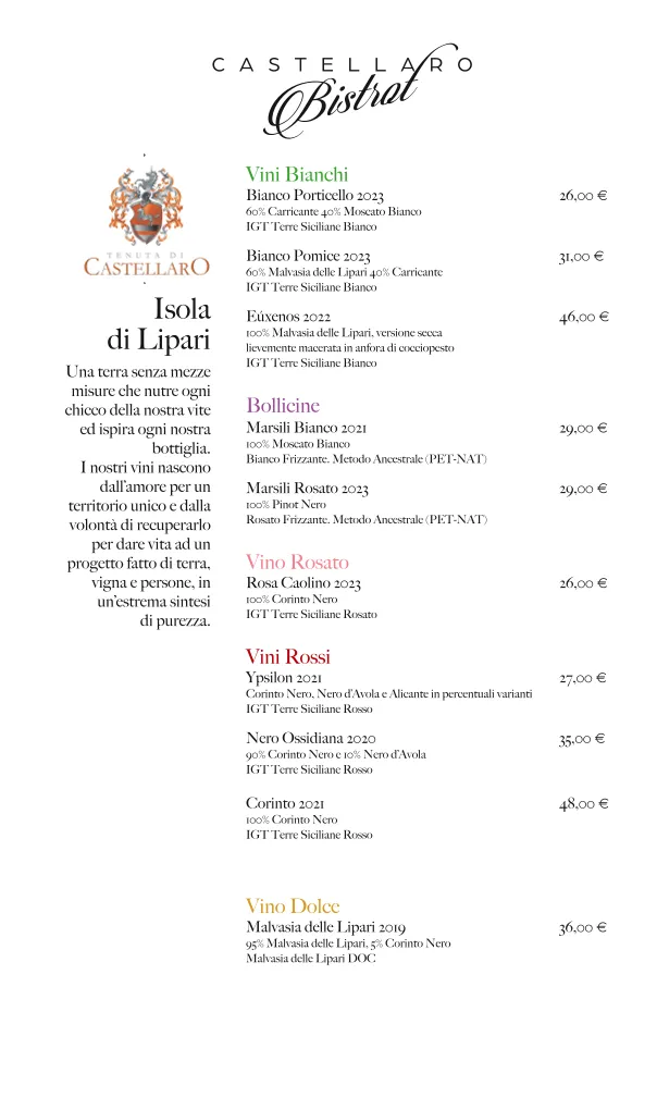 Menu_Castellaro Bistrot_Castellaro_image_1