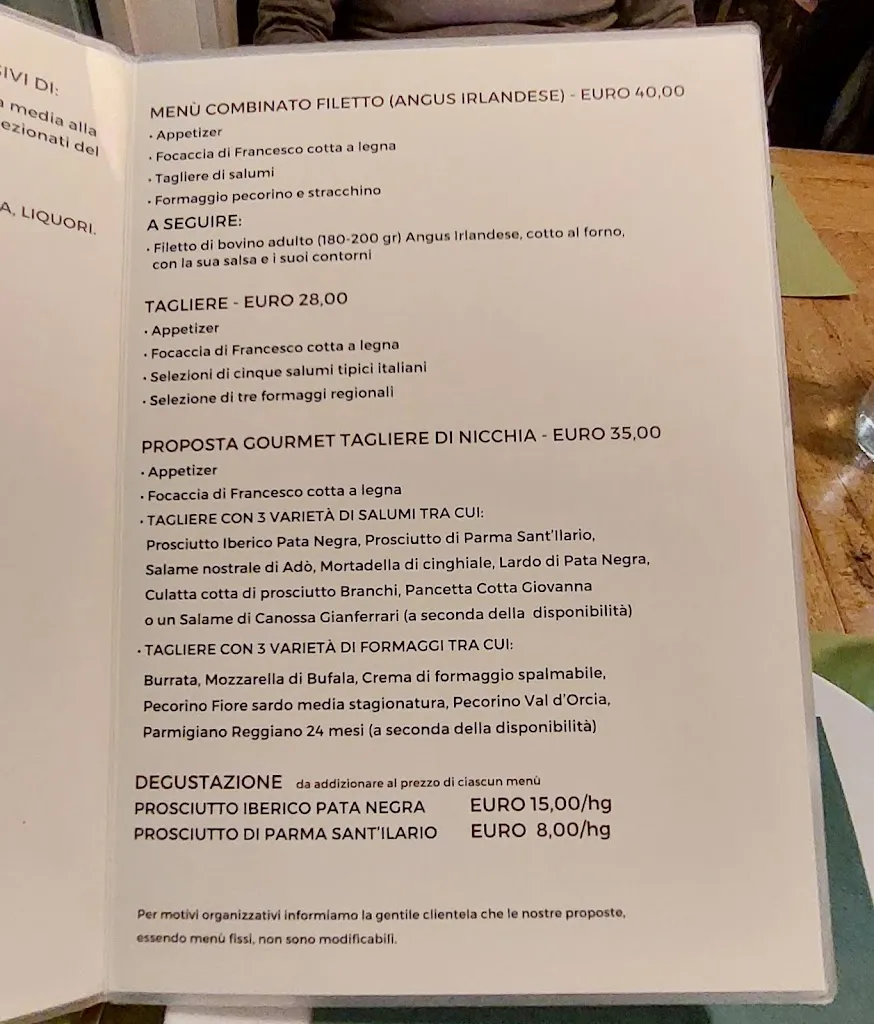 Menu_Focacceria Da Francesco_Castelnuovo Magra_image_3