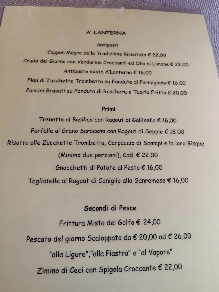 Menu_A Lanterna_Celle Ligure_immagine_4