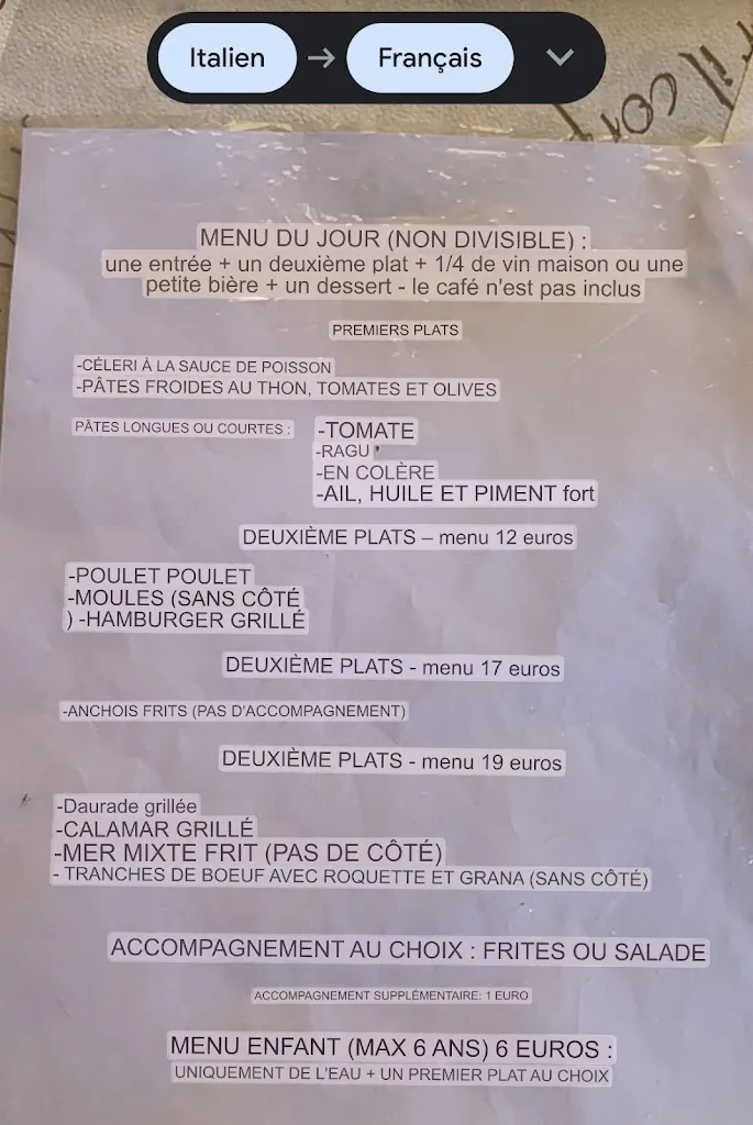 Menu_La Bussola_Celle Ligure_image_1