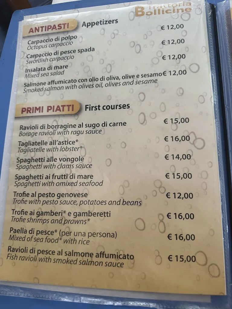 Menu_Trattoria Bollicine_Celle Ligure_image_2