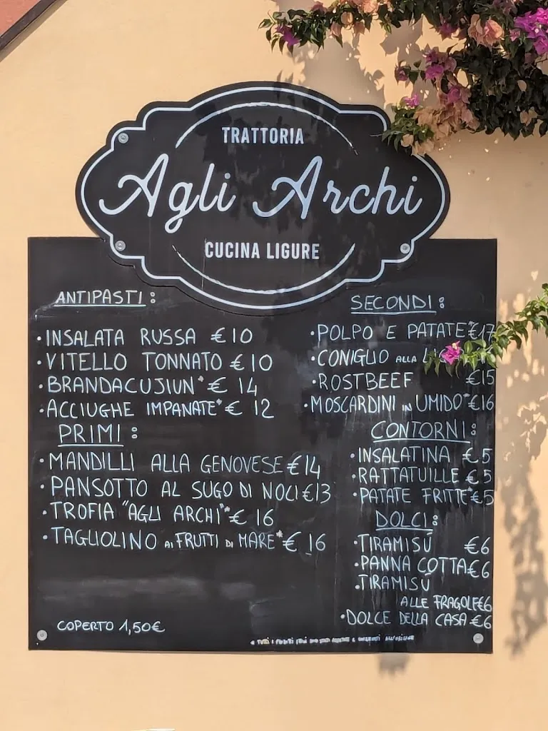 Menu_Agli Archi Cucina Ligure del territorio_Celle Ligure_image_2