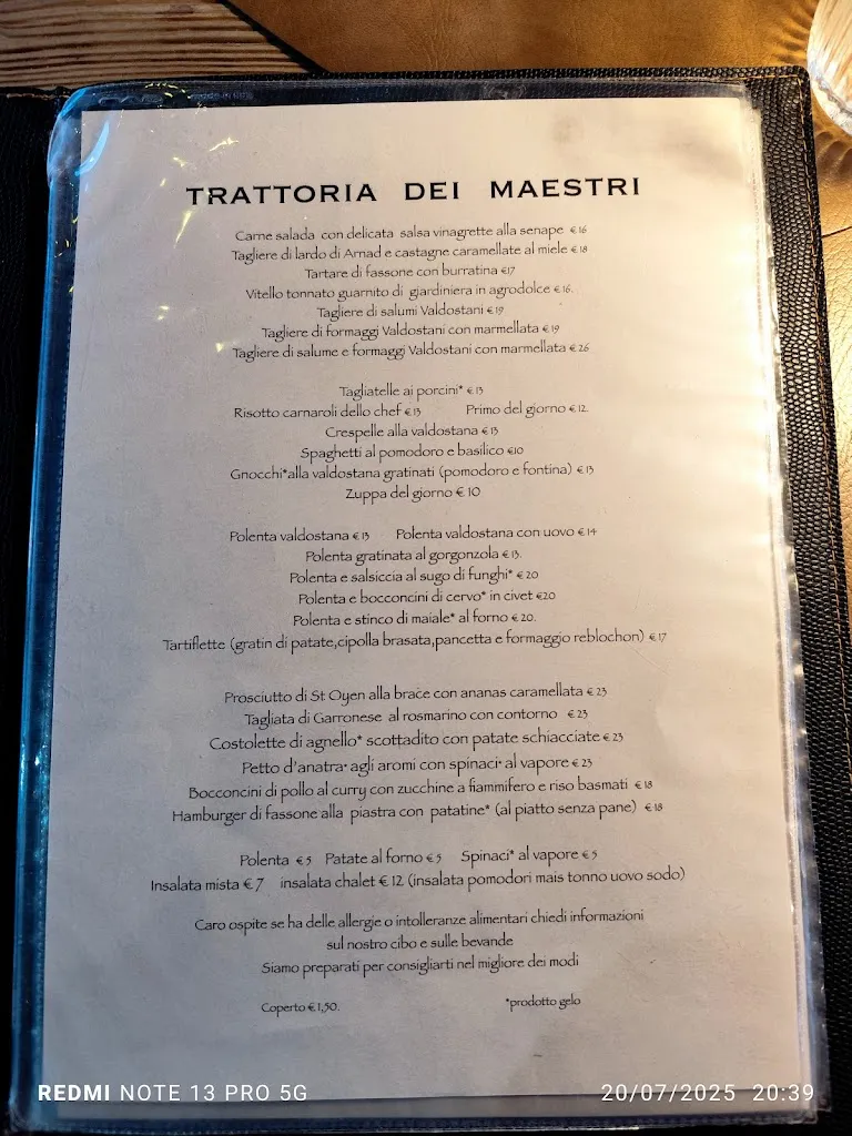 Menu_Dei Maestri Restaurant_Gressan_image_2